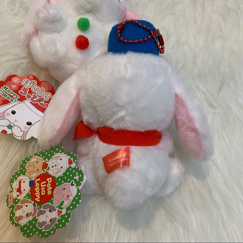 Pote Usa Loppy Merry Christmas Rabbit Ruby-chan - Picture 6 of 13